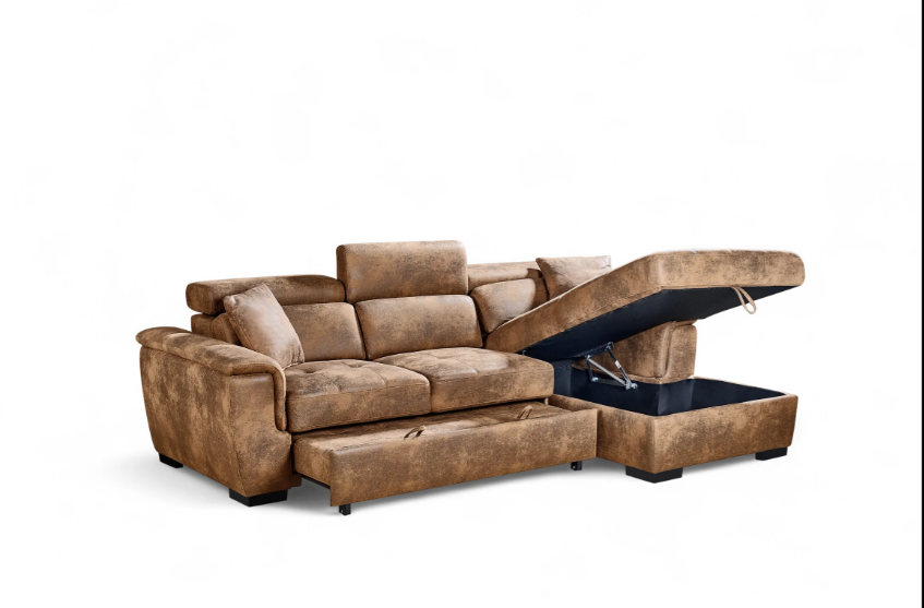 Faux Leather Corner Sofas - Image 6