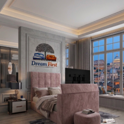 The DreamFirst Velora Electric TV Bed