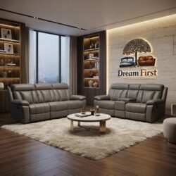 DreamFirst Vancouver Leather Recliner Sofa Set